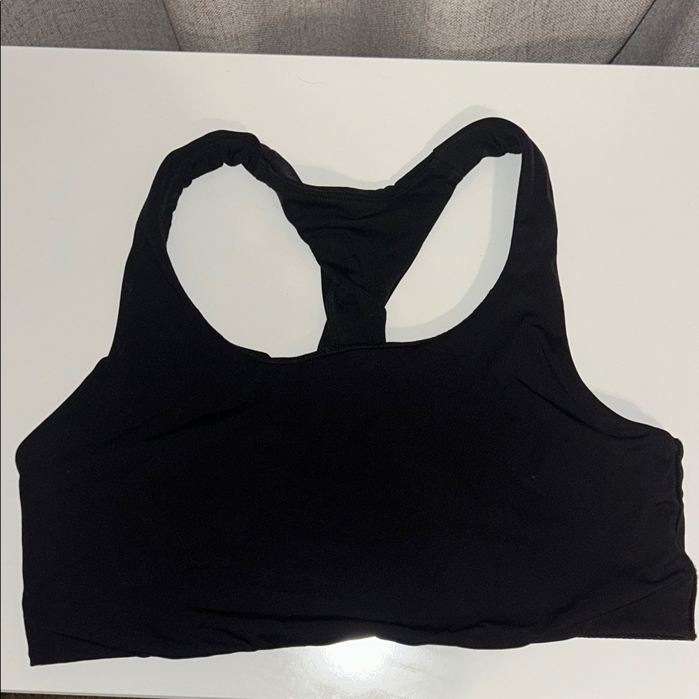 Black Lululemon Women's Sports Bra Size 8